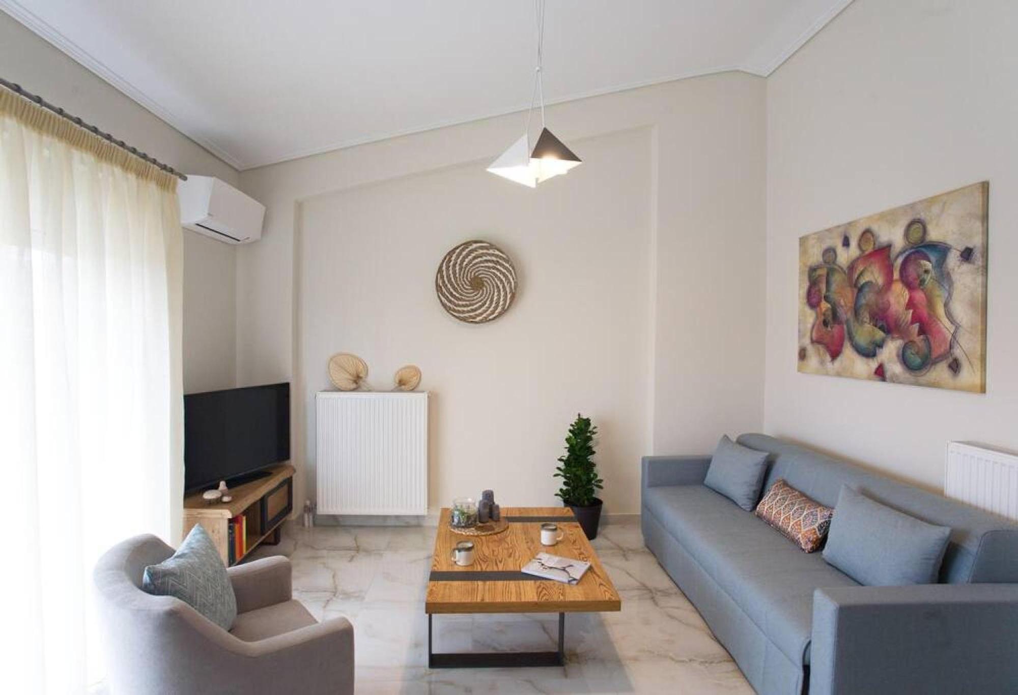 Sunny Apartment Lefkada - Lefkada Bnb Kalligoni エクステリア 写真